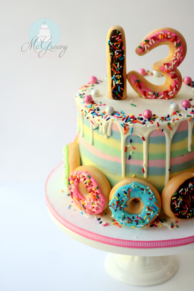 Candy Donut Cake – Creme Castle
