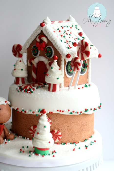 gingerbread house left side