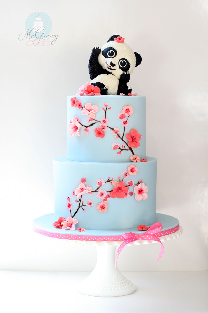 Cherry Blossom Cake — Rose Vanilla | Cherry blossom cake, Fondant flower  cake, Elegant birthday cakes