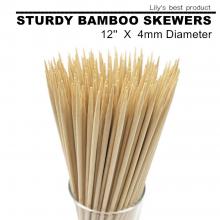 12 in. Natural Bamboo Skewers