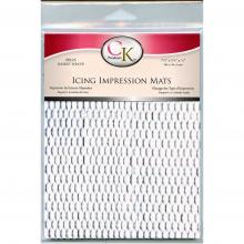 CK Products 35-2625 Basketweave Icing Impression Mat, Clear