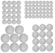 Craft Styrofoam Balls (80 Pieces)