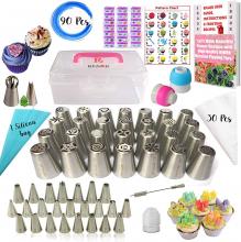 RFAQK- 90 Pcs Russian piping tips set with storage case