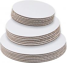 StarMar Set of 18 - Cake Board Rounds, Circle Cardboard Base, 6, 8 and 10-Inch