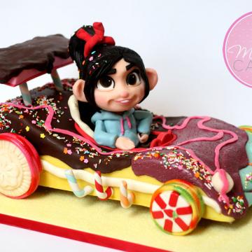 Candy Car Cake Angle