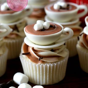 Hot Chocolate/Coffee Cupcake Toppers