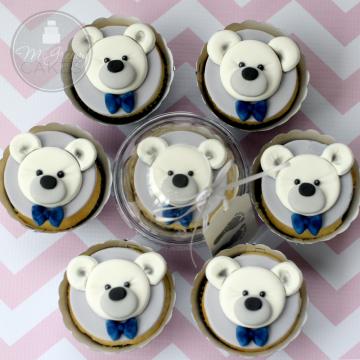 Teddy Bear Cupcakes Close Up