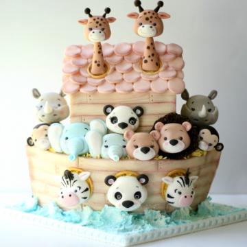 Noah's Ark Cake Tall View