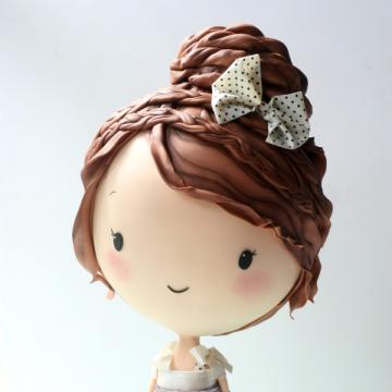 edible fabric bow girl