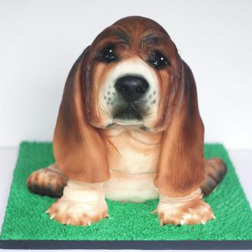 basset puppy cake